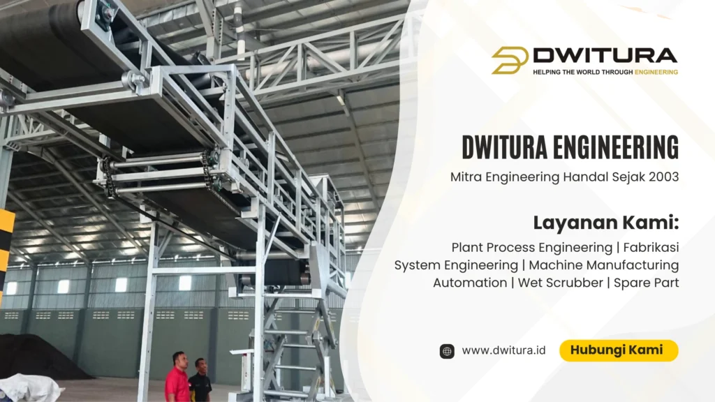 DWITURA memproduksi Telescopic Conveyor berbasis hydraulic atau elektrik, tergantung kebutuhan klien.